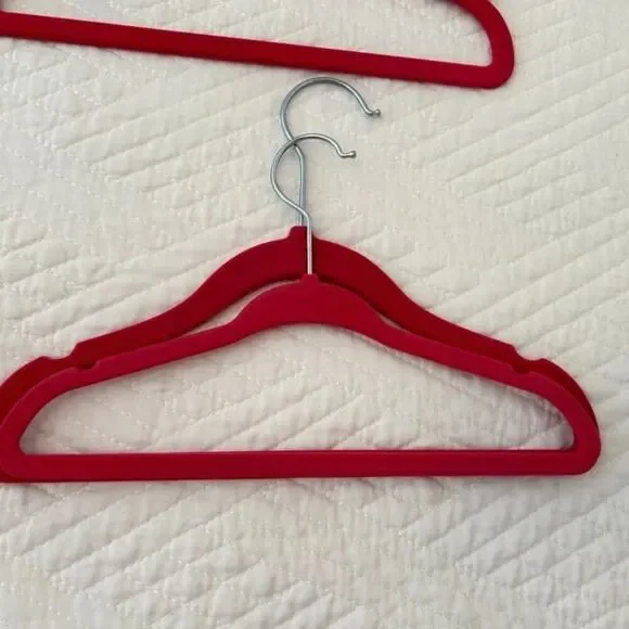 Kids Velvet Hangers – Hot Pink – 44-Piece Set - Picture 3 of 5